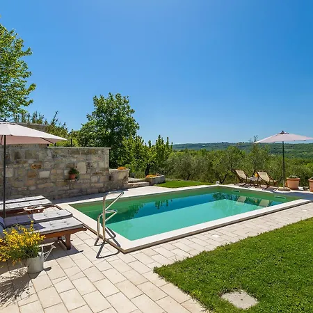 Villa Beautiful Cartolina With Pool In Buje Krasica (Istria)