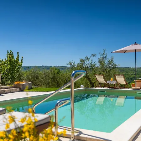Beautiful Cartolina With Pool In Buje Villa
