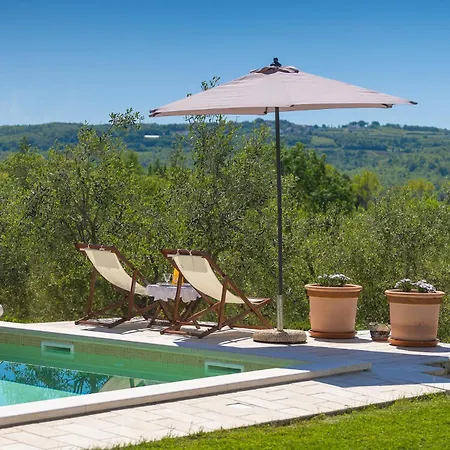 Villa Beautiful Cartolina With Pool In Buje *
