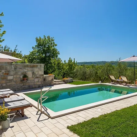 Beautiful Cartolina With Pool In Buje 别墅 Krasica (Istria)